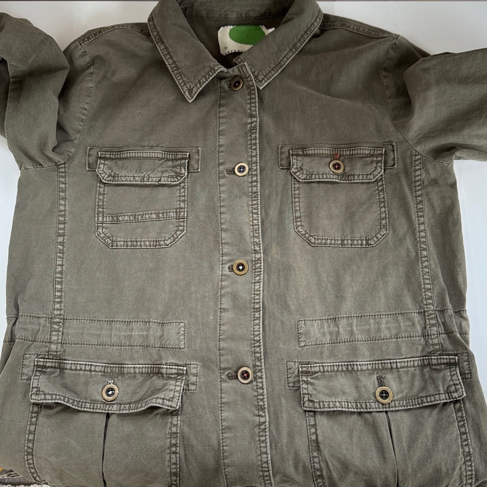 Anthropologie Jacket with Knit Wool Pattern Back Size M - Picture 8 of 11